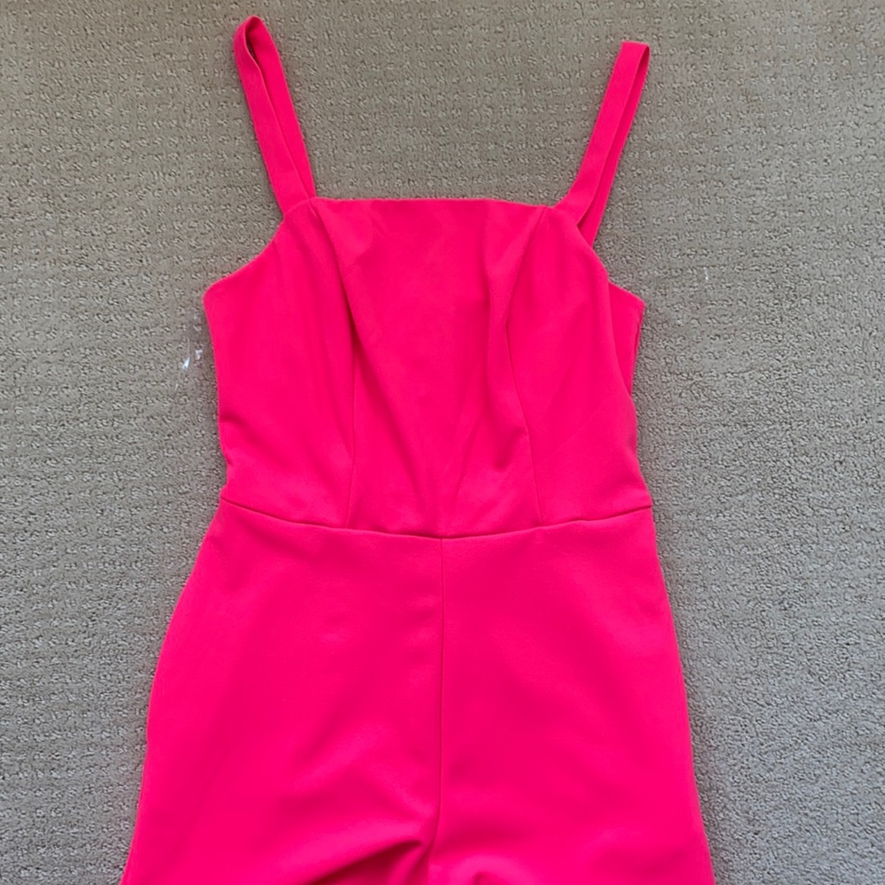 hot pink romper